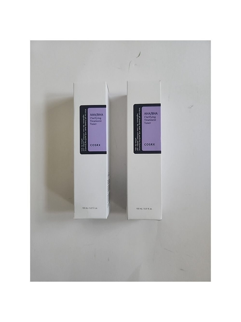 COSRX AHA/BHA Clarifying Treatment Toner 150ml , 2 BOTTLES, NIB